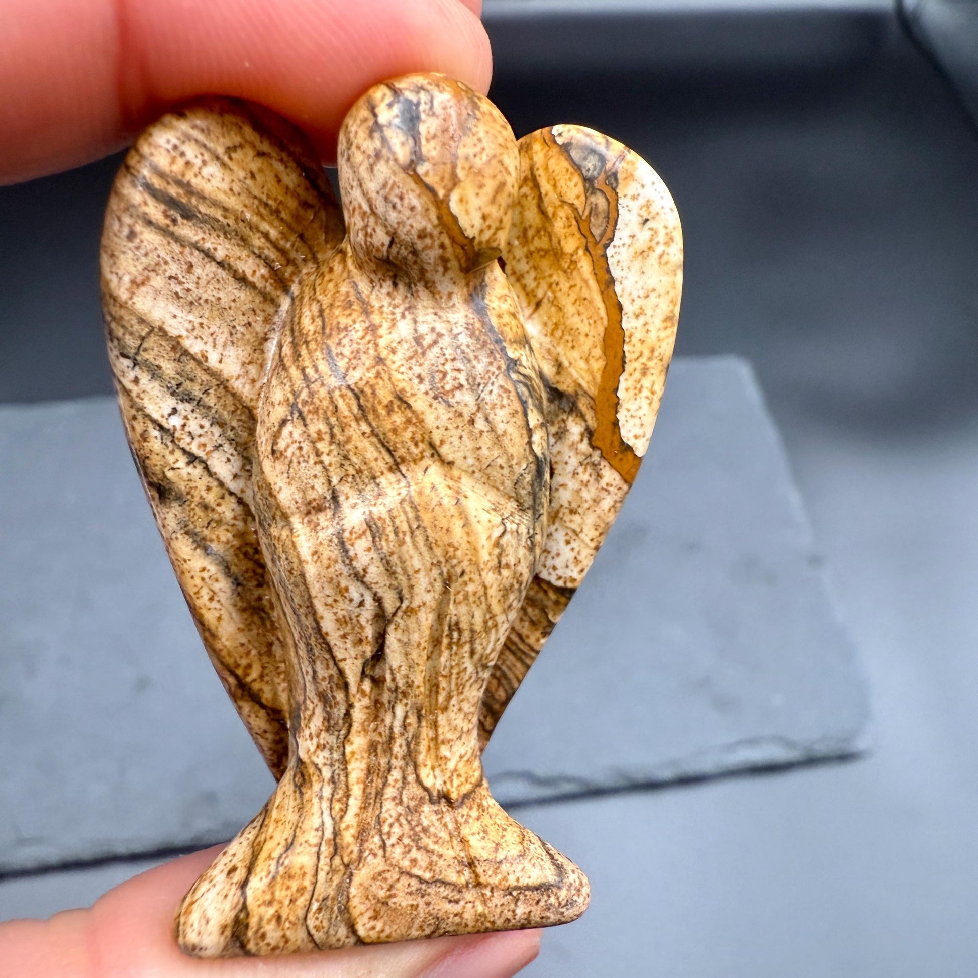 Picture Jasper Angel – Crystal of Earth Wisdom, Grounding & Inner Strength (2")