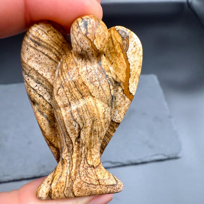 Picture Jasper Angel – Crystal of Earth Wisdom, Grounding & Inner Strength (2")