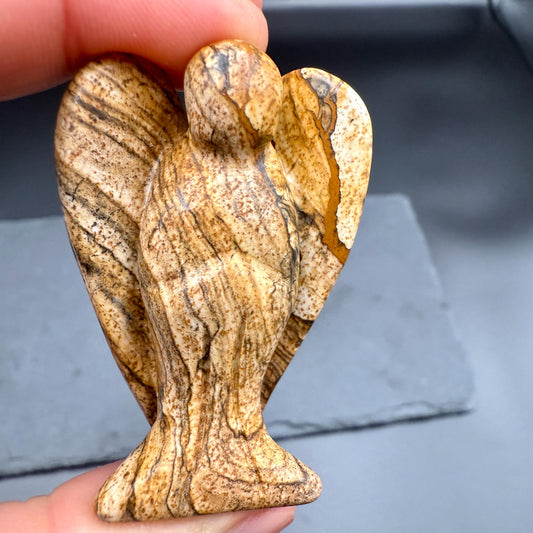 Picture Jasper Angel – Crystal of Earth Wisdom, Grounding & Inner Strength (2")
