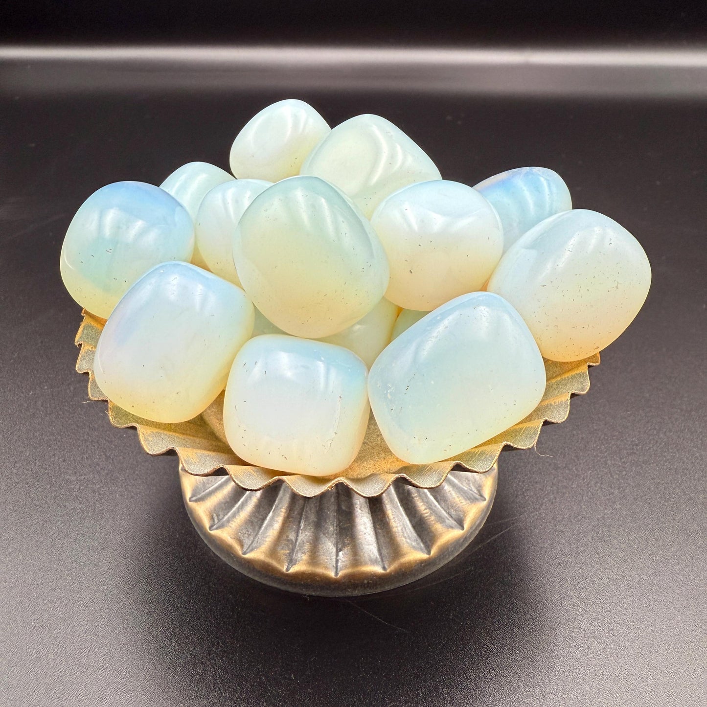 Opalite Tumbled Stone – Crystal for Calm, Confidence, Communication & Emotional Balance