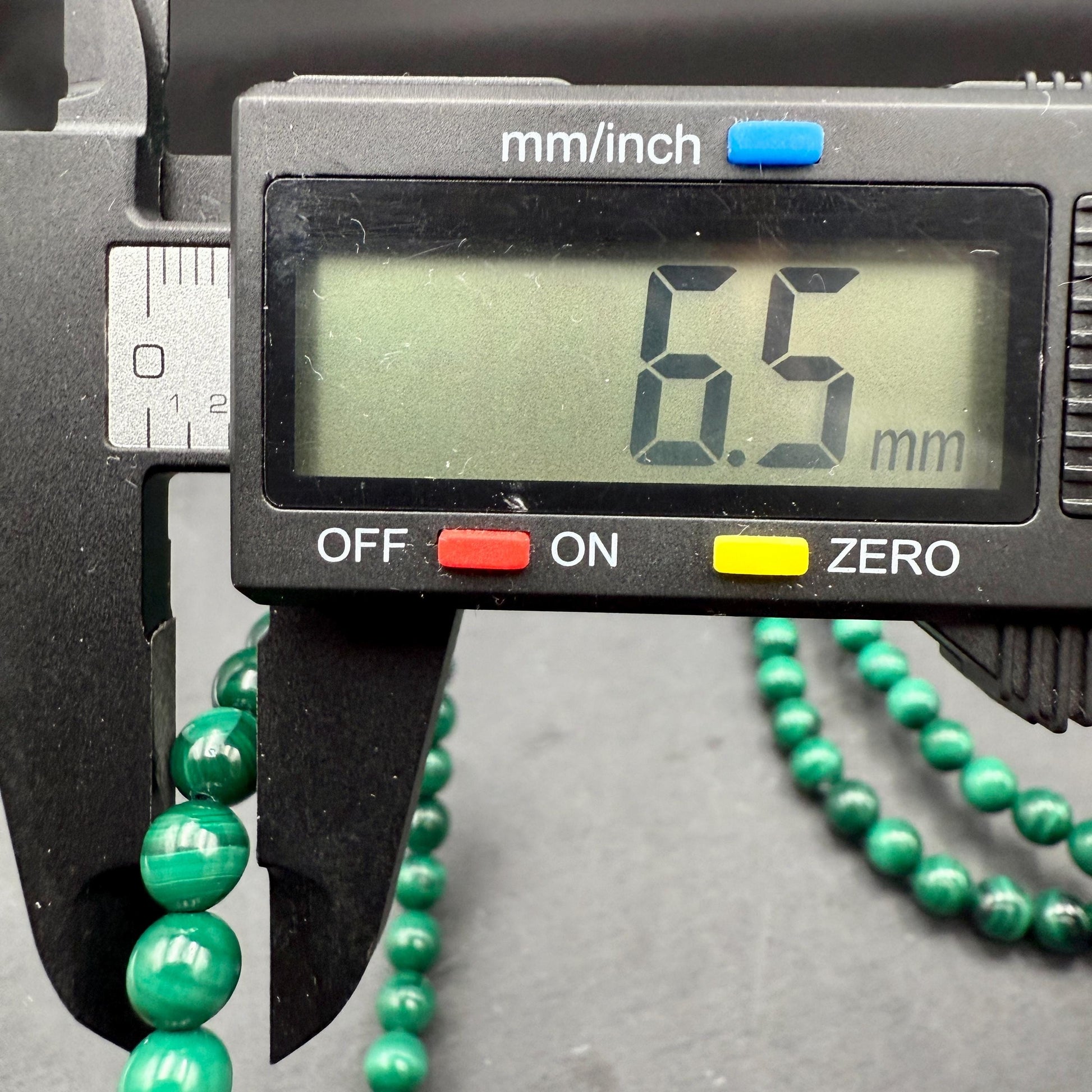 AAA Grade Malachite 6.0 - 6.5MM Round Bead Handmade Bracelet  for Protection, Transformation & Heart Healing