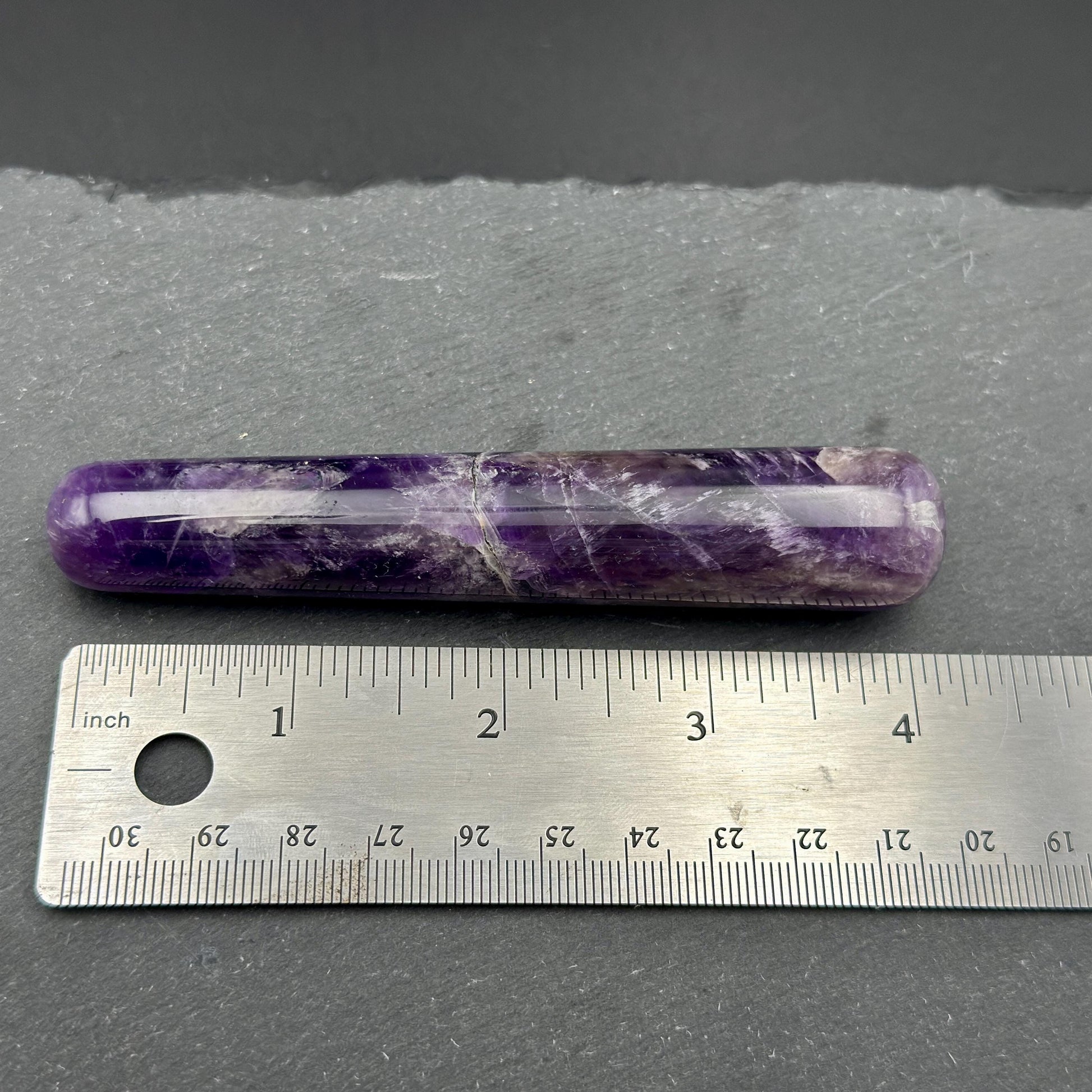 Amethyst Crystal Massage Wand | Acupressure, Trigger Point Therapy