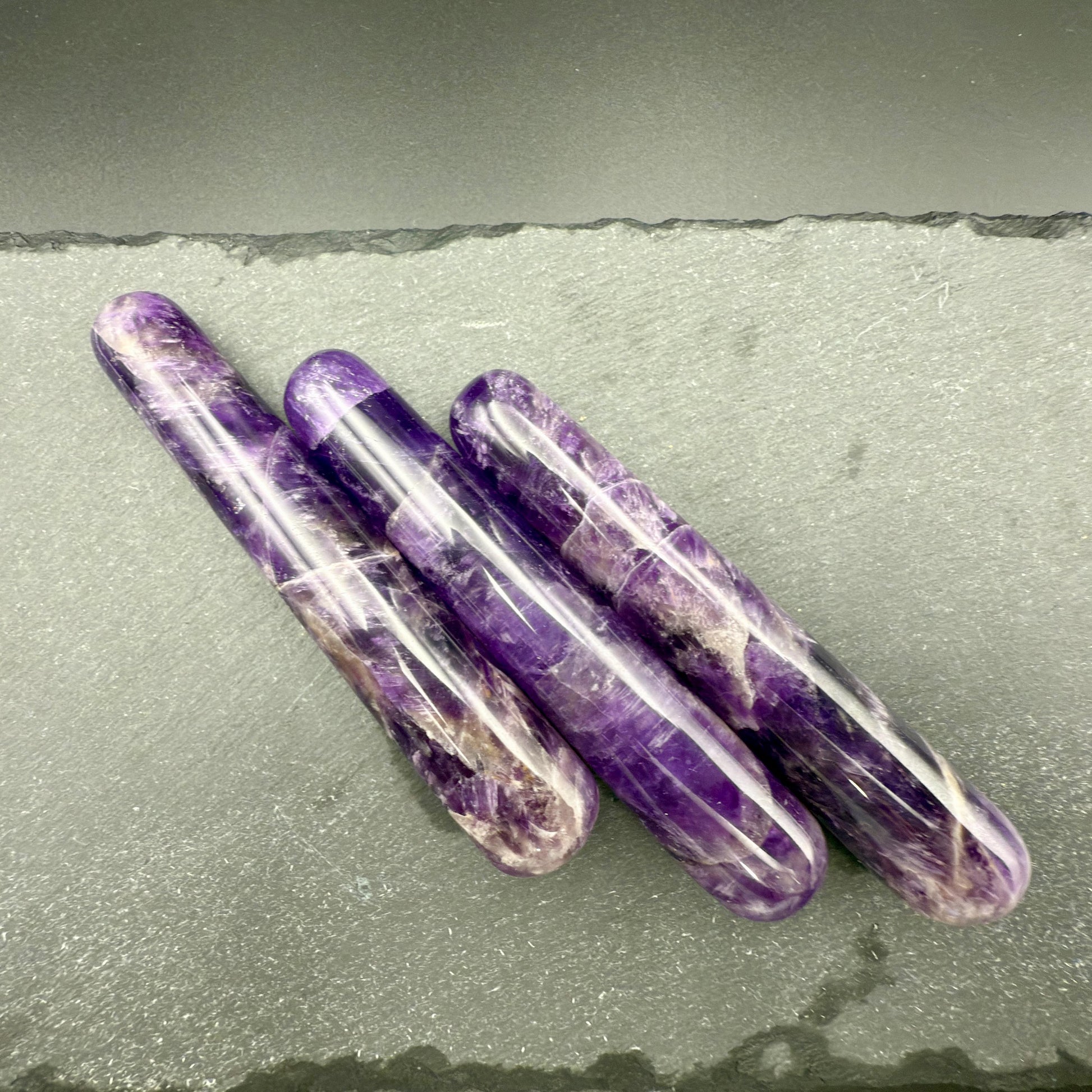 Amethyst Crystal Massage Wand | Acupressure, Trigger Point Therapy