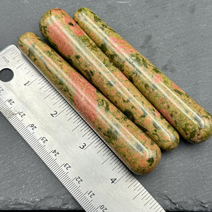 Unakite Crystal Massage Wand | Emotional Healing, Balance & Heart Energy
