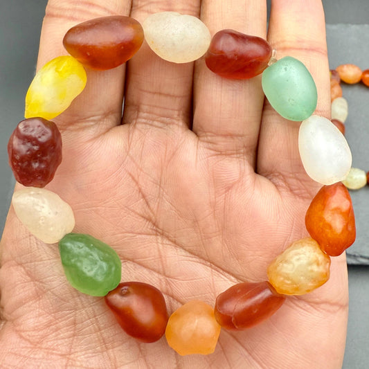 Gobi Desert Agate Bracelet 12x10MM • Natural Desert Stone • Grounding, Protection & Earth Energy Healing Jewelry