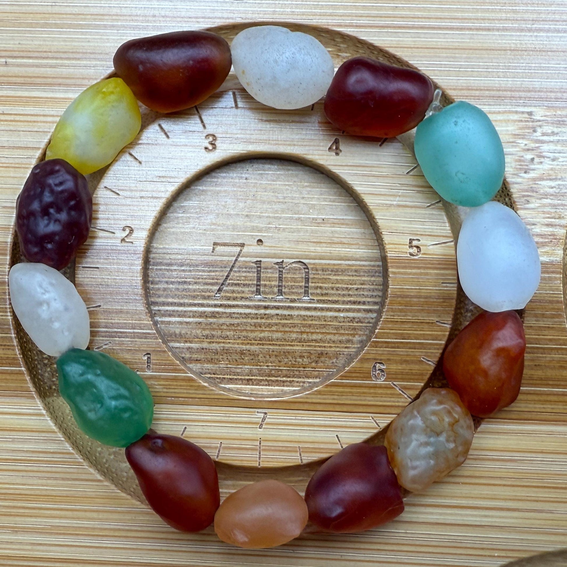 Gobi Desert Agate Bracelet 12x10MM • Natural Desert Stone • Grounding, Protection & Earth Energy Healing Jewelry