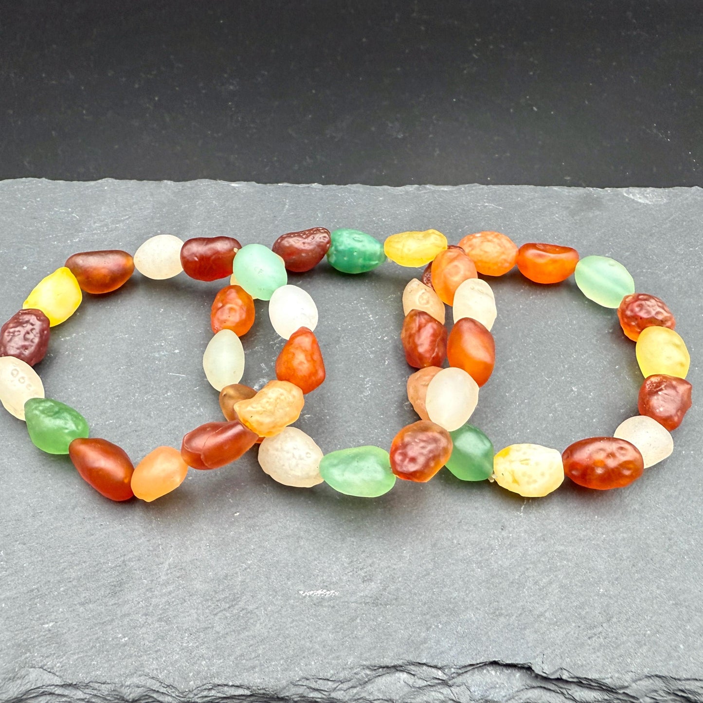 Gobi Desert Agate Bracelet 12x10MM • Natural Desert Stone • Grounding, Protection & Earth Energy Healing Jewelry