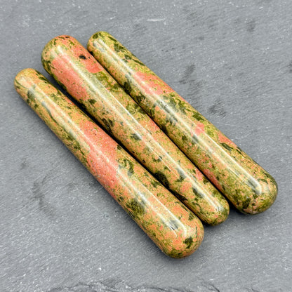 Unakite Crystal Massage Wand | Emotional Healing, Balance & Heart Energy