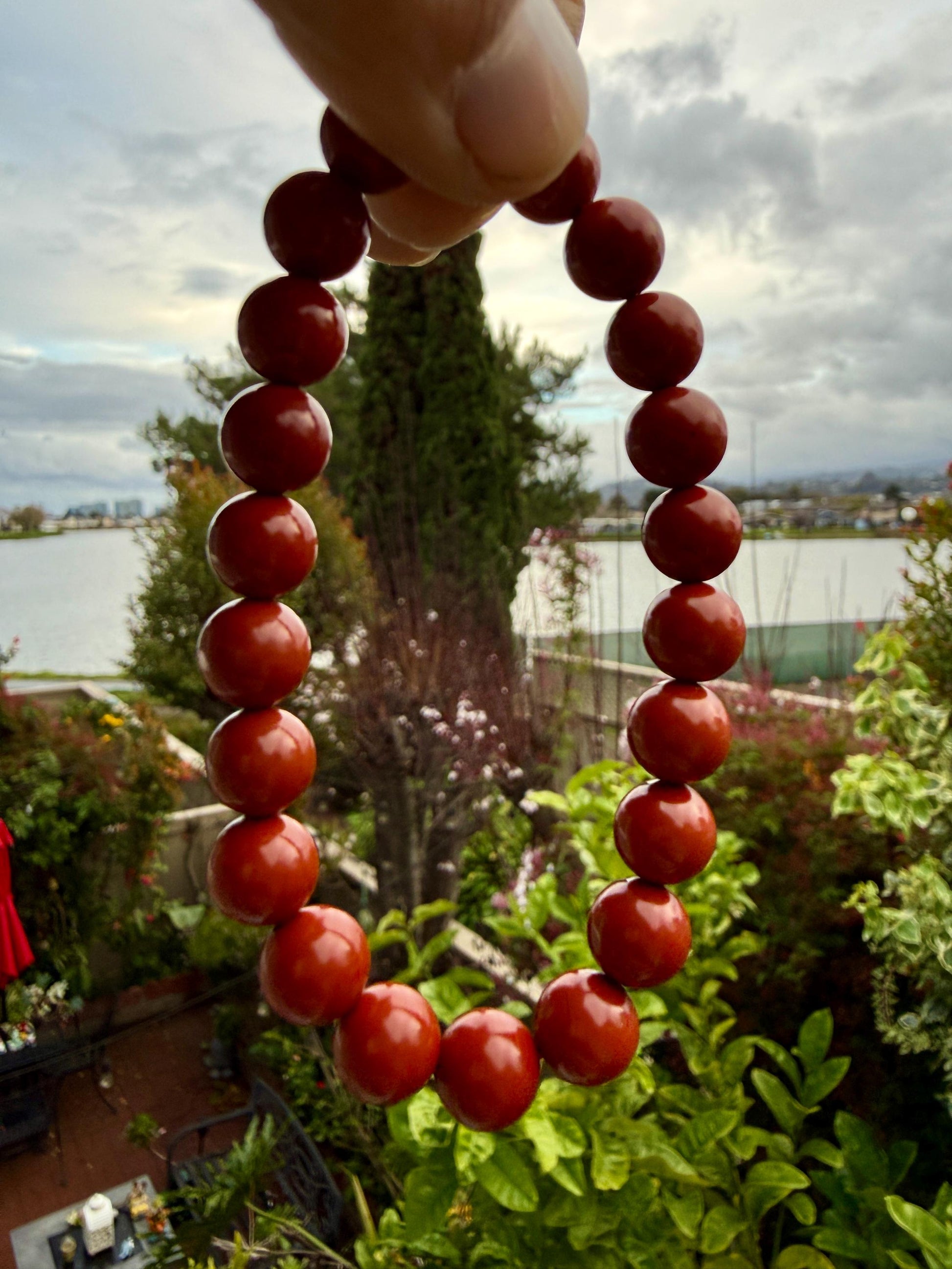 AAA Red Jasper Bracelet 8mm – Grounding, Strength, Root Chakra