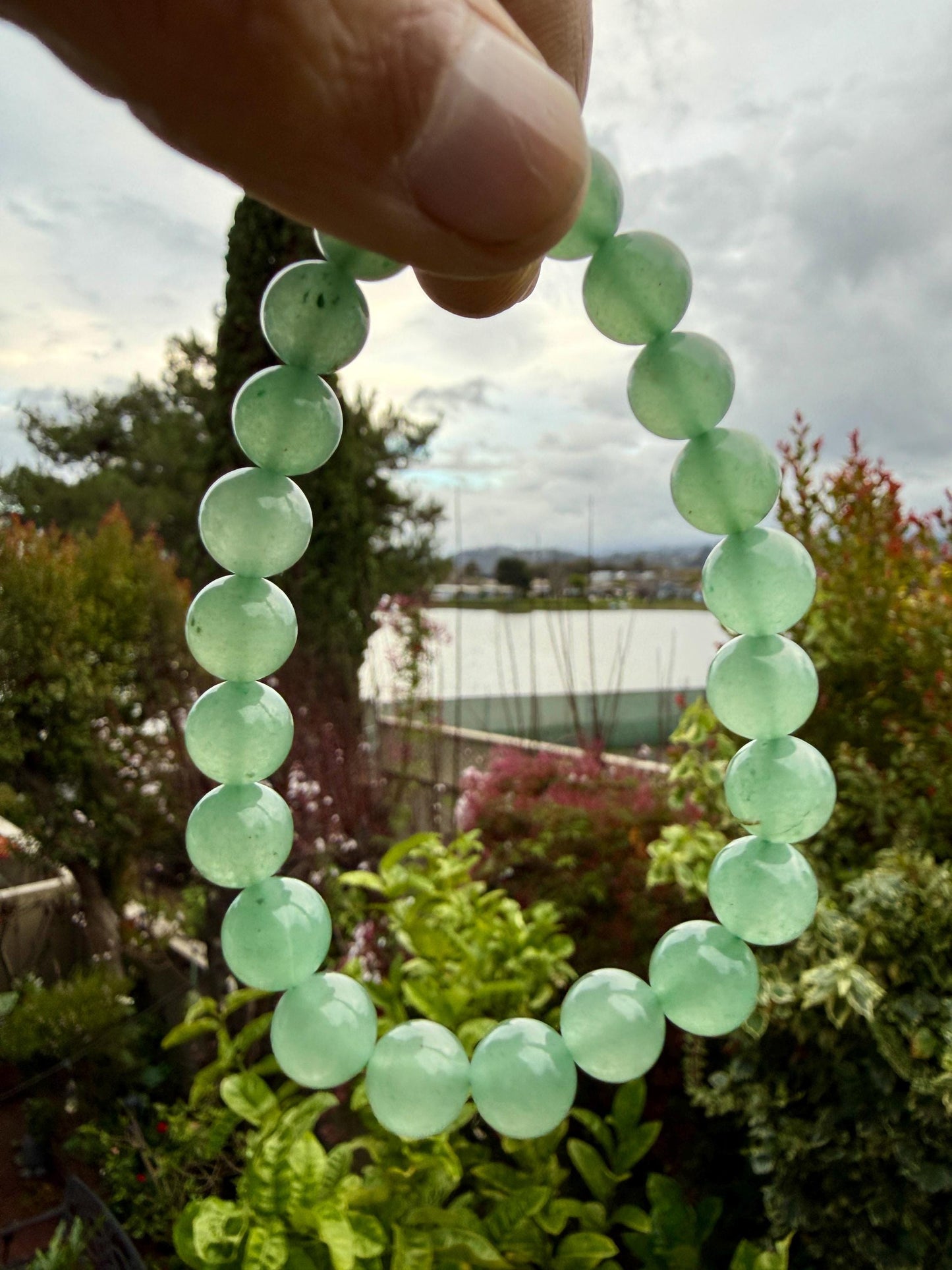 Green Aventurine Bracelet 8mm – Natural Crystal, Luck & Abundance