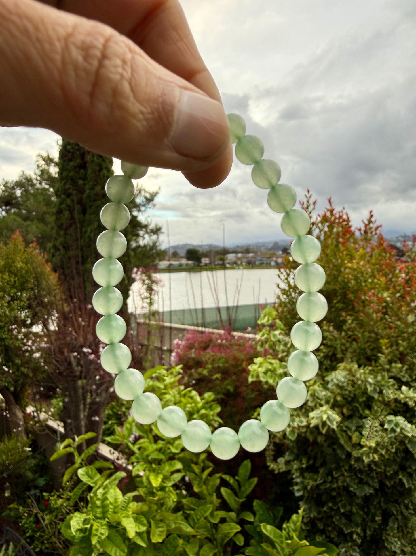 Green Aventurine Bracelet 6.5mm – Natural Crystal, Luck & Abundance