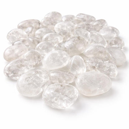 Clear Quartz Tumbled Stone – Master Healer Crystal for Energy Amplification, Clarity, Manifestation & Balance