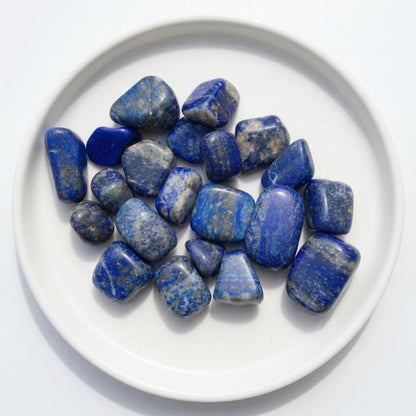 Lapis Lazuli Tumbled Stone – Natural Crystal for Wisdom, Truth, Intuition & Inner Power