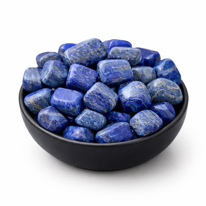 Lapis Lazuli Tumbled Stone – Natural Crystal for Wisdom, Truth, Intuition & Inner Power