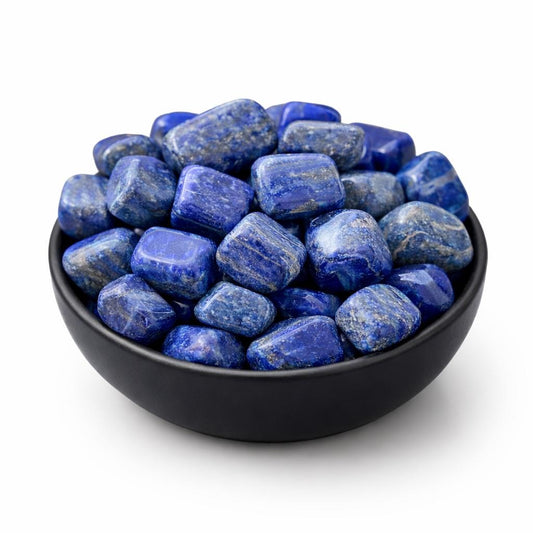 Lapis Lazuli Tumbled Stone – Natural Crystal for Wisdom, Truth, Intuition & Inner Power