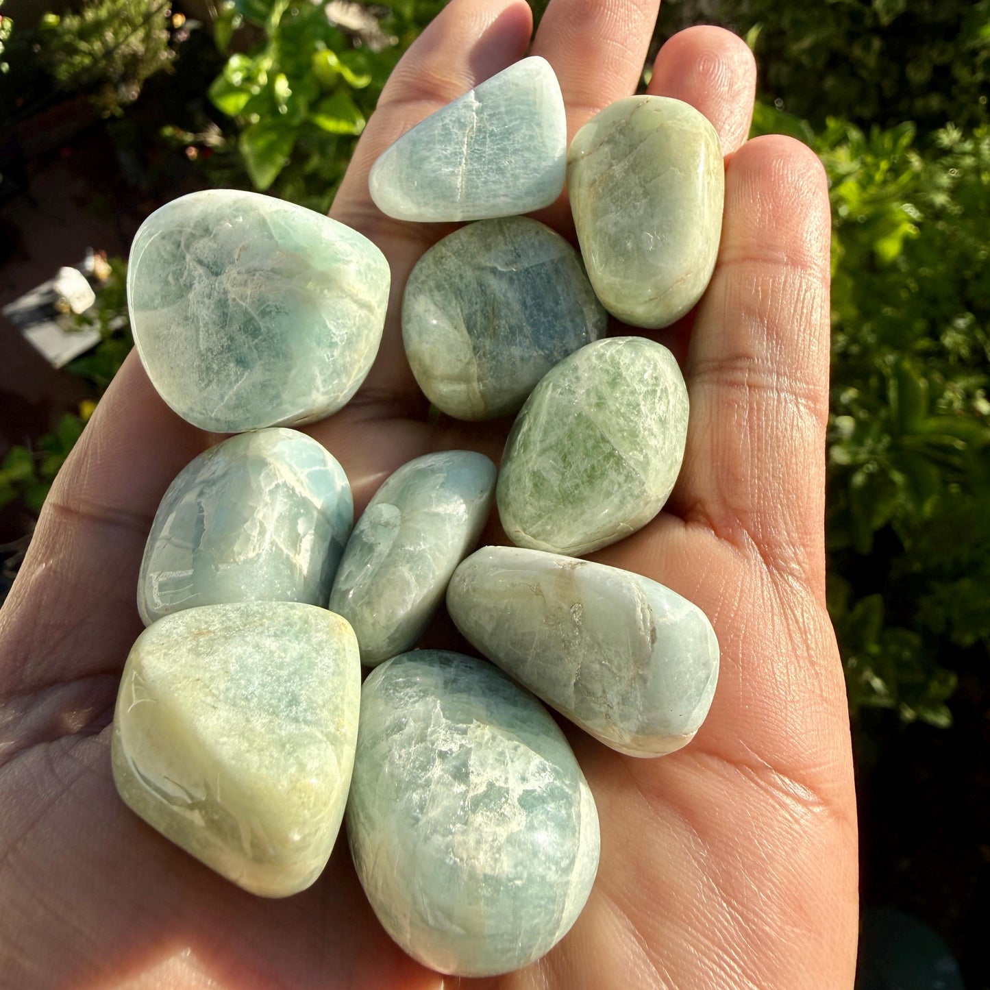 Aquamarine Tumbled Stone – Natural Crystal for Peace, Courage, Communication & Emotional Balance | March Birthstone