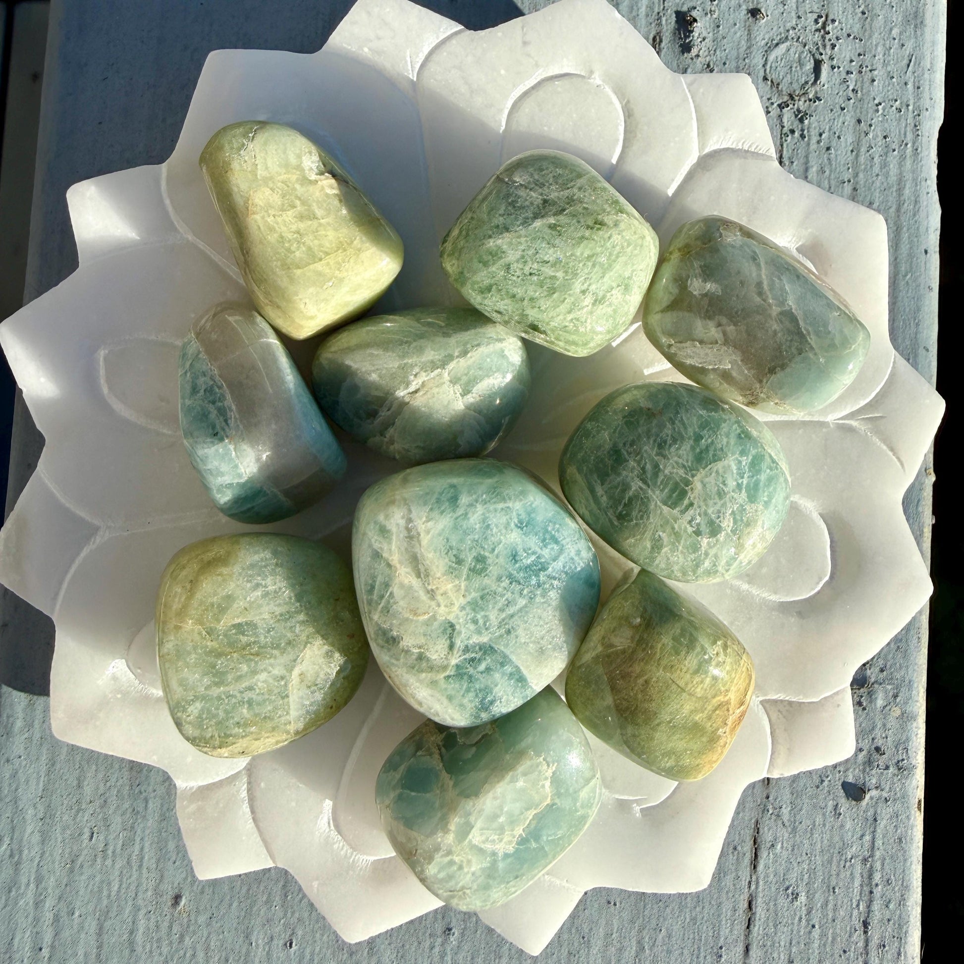 Aquamarine Tumbled Stone – Natural Crystal for Peace, Courage, Communication & Emotional Balance | March Birthstone
