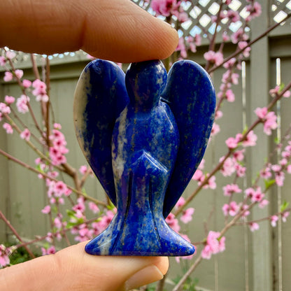 Lapis Lazuli Guardian Angel – Crystal of Wisdom, Truth & Inner Power (2")