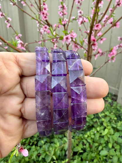Amethyst Bracelet — Quiet Mind — part of the Shazu Calm Set