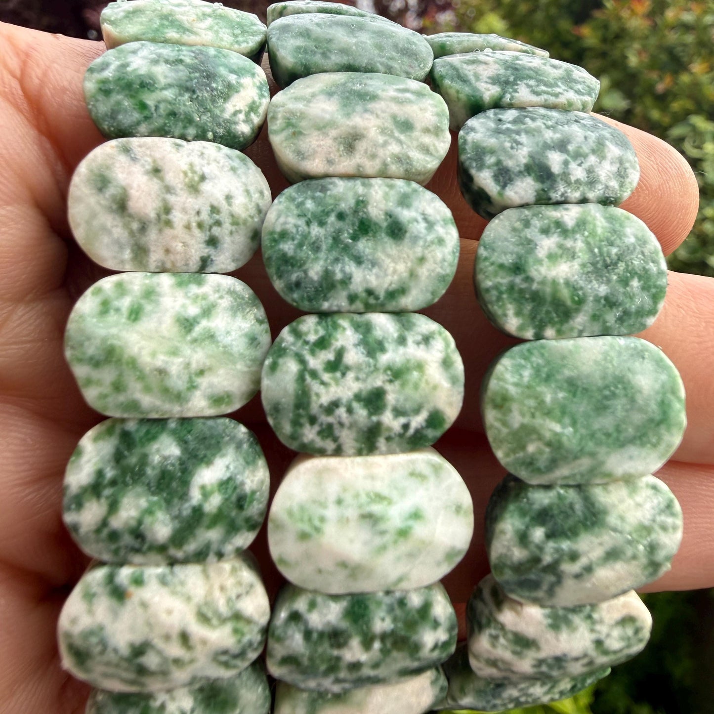 Tree Agate Bracelet – Oval Faceted