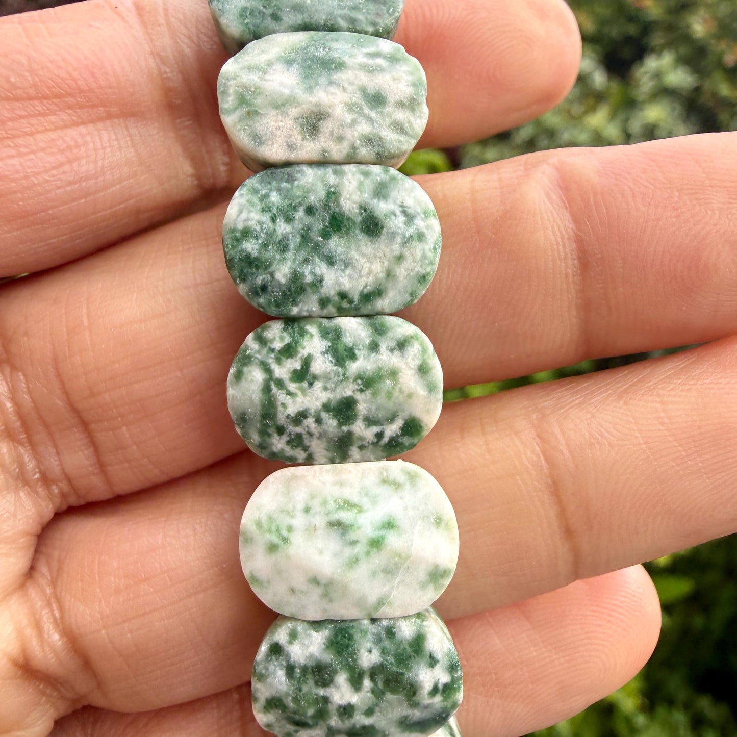 Tree Agate Bracelet – Oval Faceted