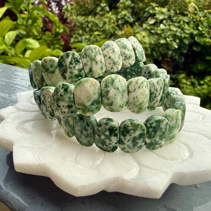 Tree Agate Bracelet – Oval Faceted