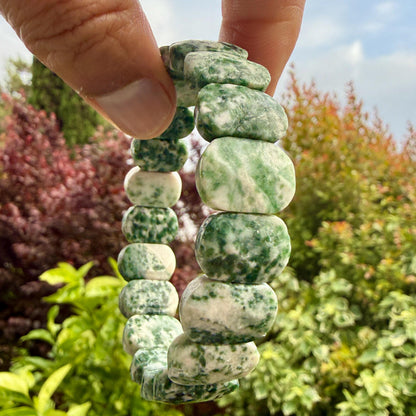 Tree Agate Bracelet – Oval Faceted