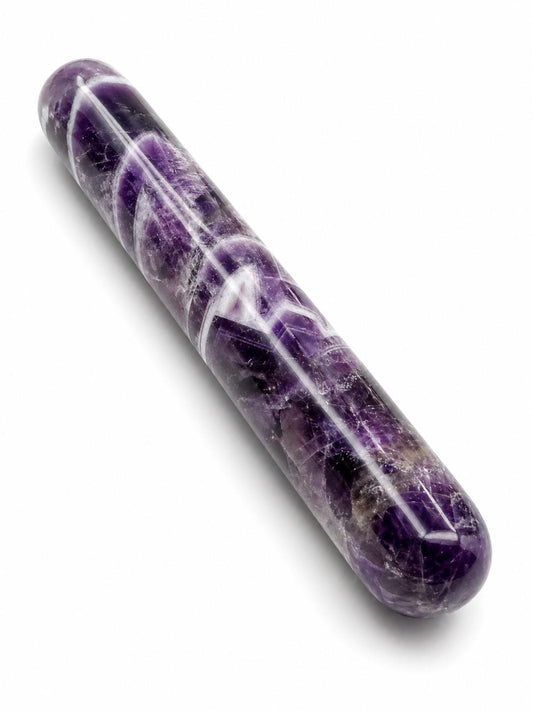Amethyst Crystal Massage Wand | Acupressure, Trigger Point Therapy