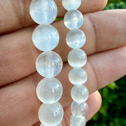 Selenite Bracelet — Soft Light — part of the Shazu Calm Set
