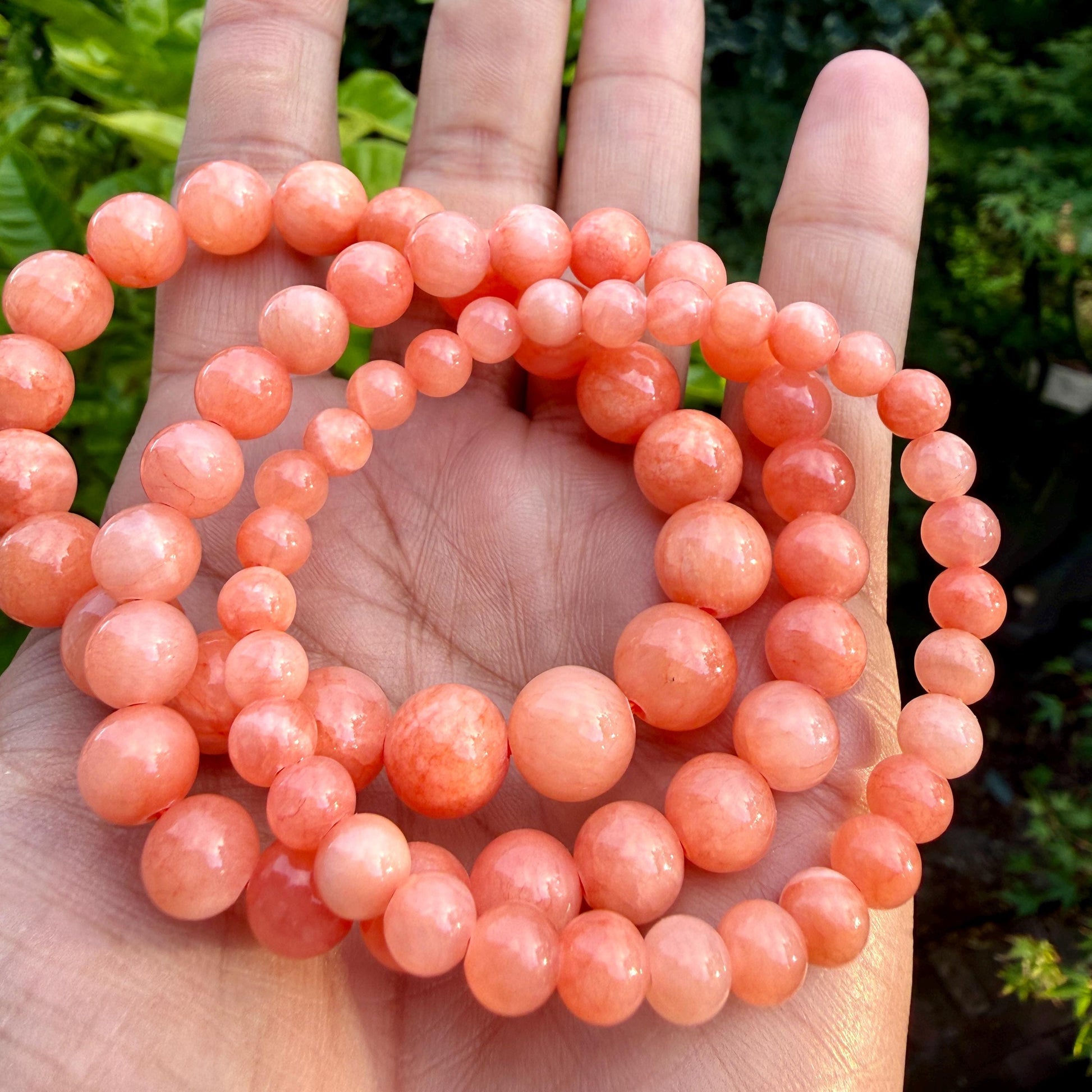 AAA Orange Calcite Bracelet – Natural Crystal Bracelet for Joy, Motivation & Positive Energy