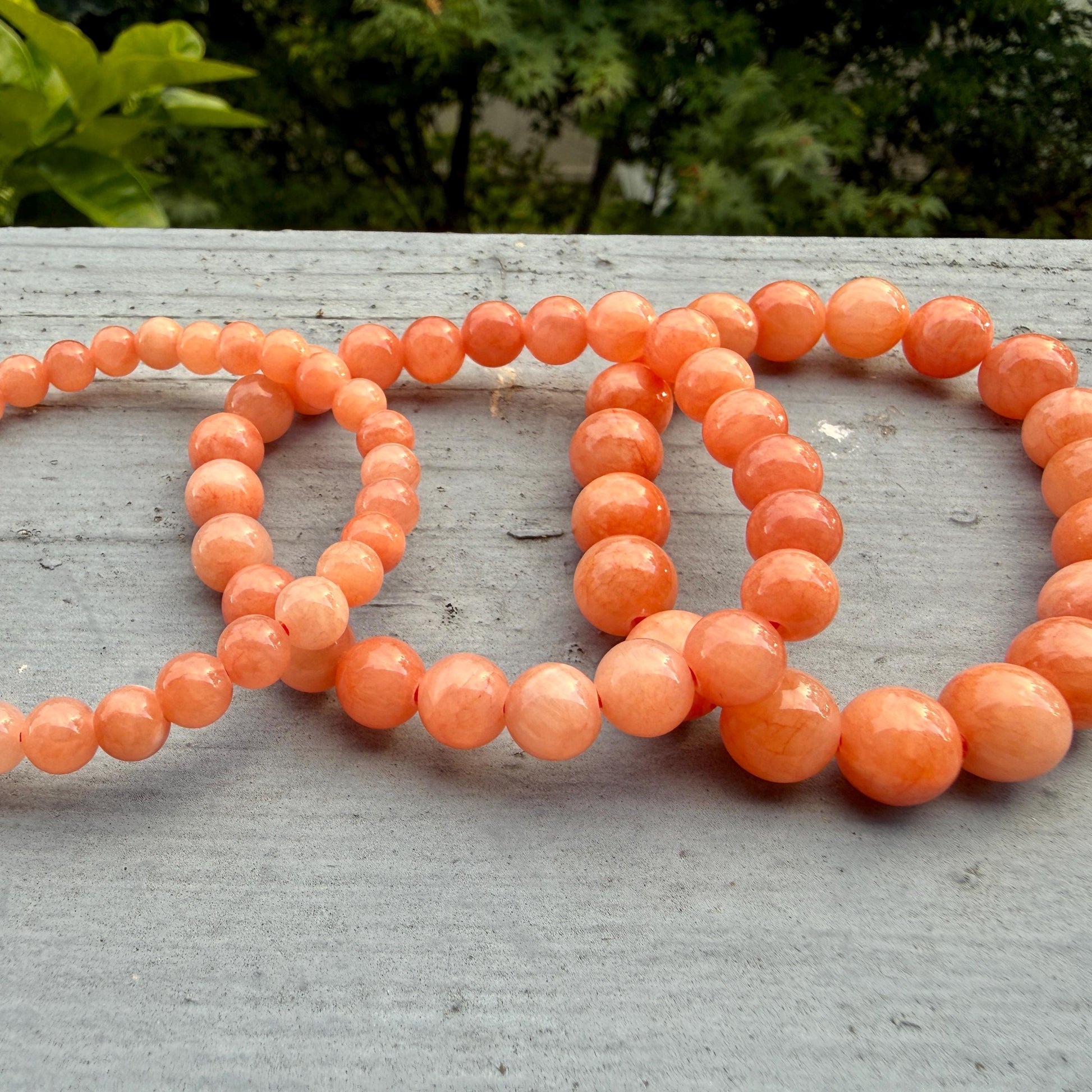 AAA Orange Calcite Bracelet – Natural Crystal Bracelet for Joy, Motivation & Positive Energy