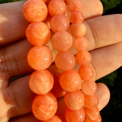 AAA Orange Calcite Bracelet – Natural Crystal Bracelet for Joy, Motivation & Positive Energy