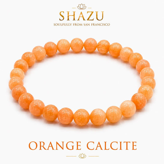 Orange Calcite Bracelet — Joy & Motivation