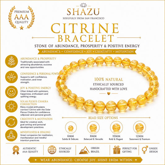 Citrine Bracelet — Warm Abundance