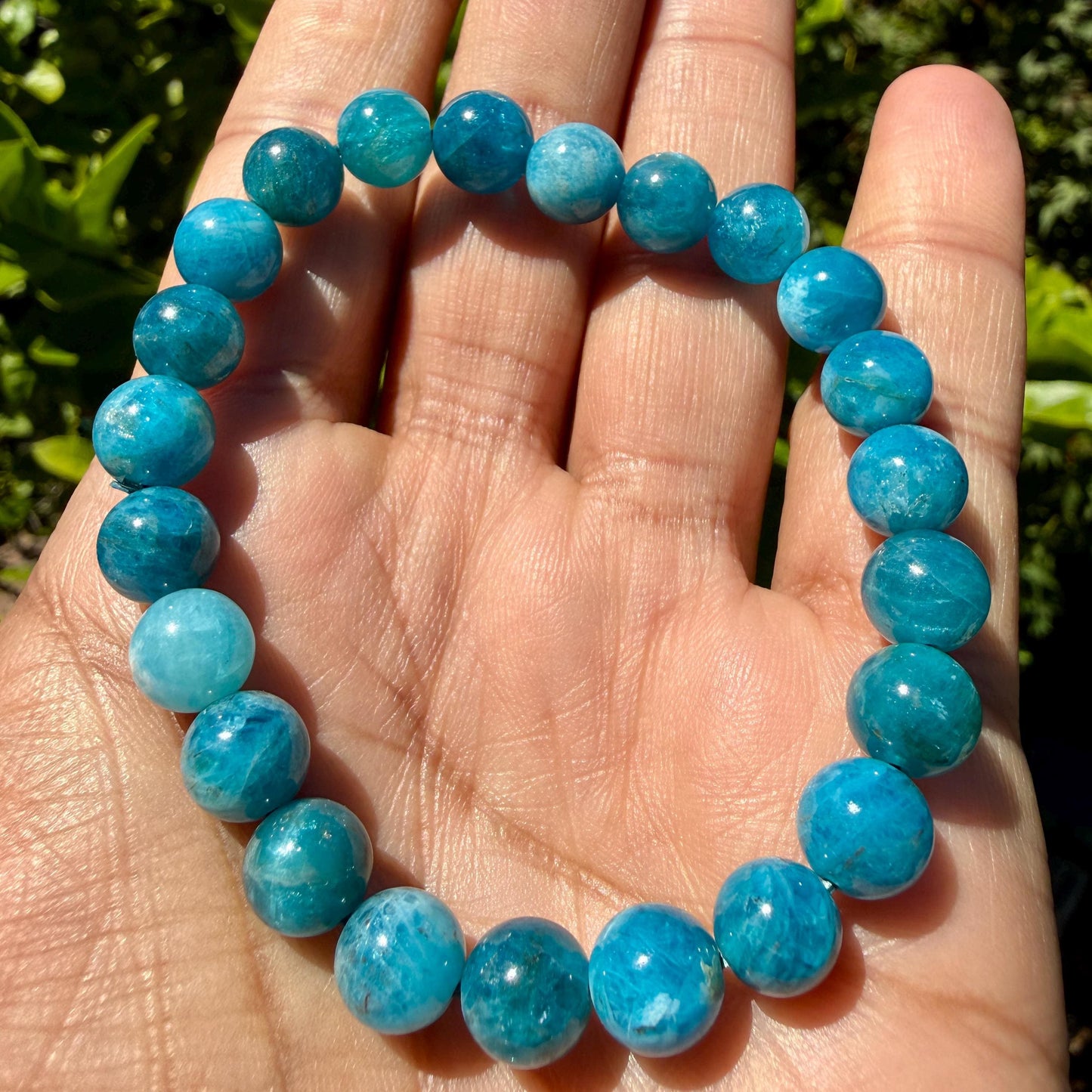 Blue Apatite Bracelet — Clear Focus