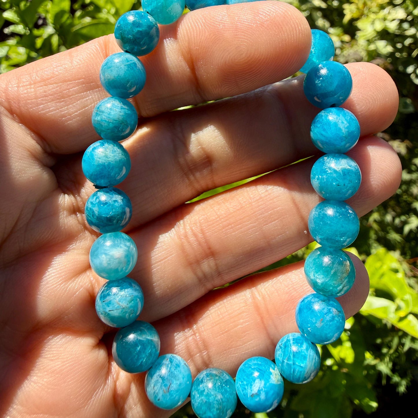 Blue Apatite Bracelet — Clear Focus