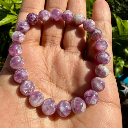Lepidolite Bracelet — Soft Calm