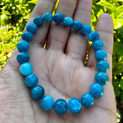 Blue Apatite Bracelet — Clear Focus