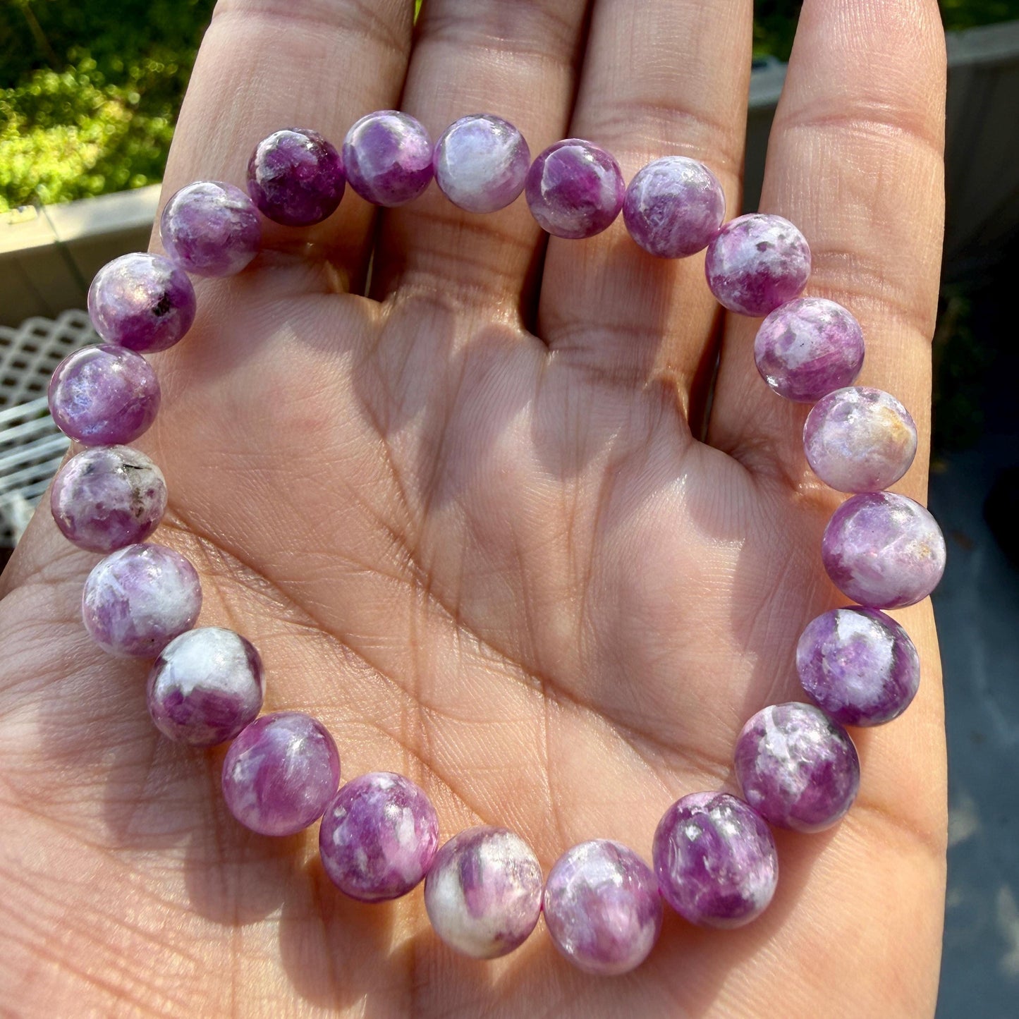Lepidolite Bracelet — Soft Calm
