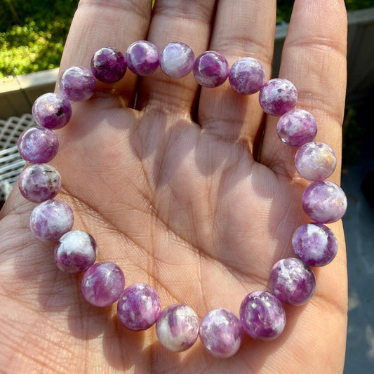 Lepidolite Bracelet — Soft Calm