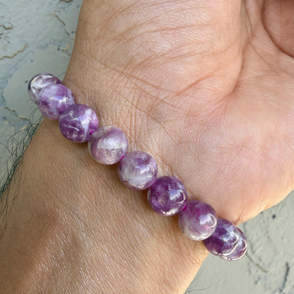 Lepidolite Bracelet — Soft Calm