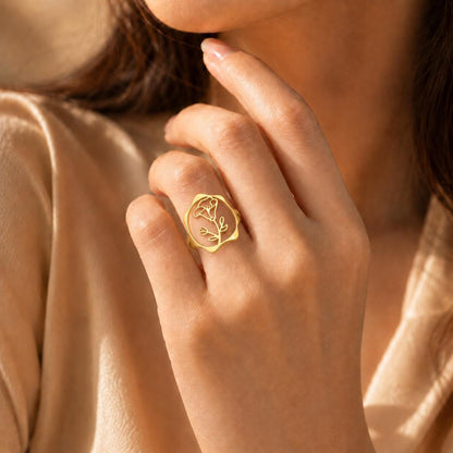 September Morning Glory Ring — Bloom Month