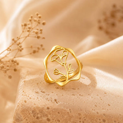 September Morning Glory Ring — Bloom Month