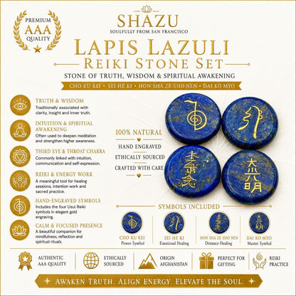 Lapis Lazuli Reiki Set — Deep Knowing