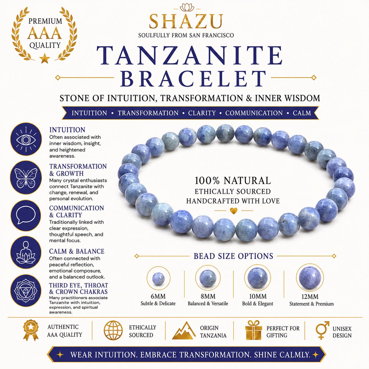 Tanzanite Bracelet — Quiet Depth