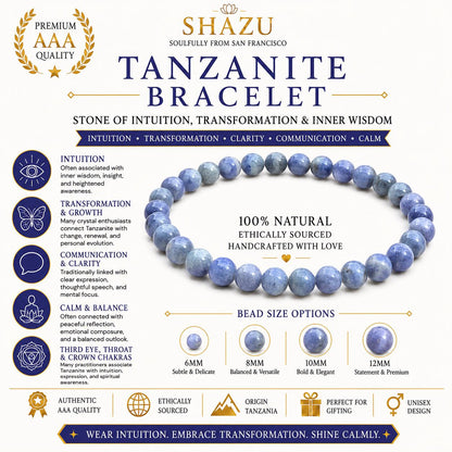 Tanzanite Bracelet — Quiet Depth