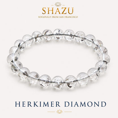Herkimer Diamond Bracelet — Bright Clarity