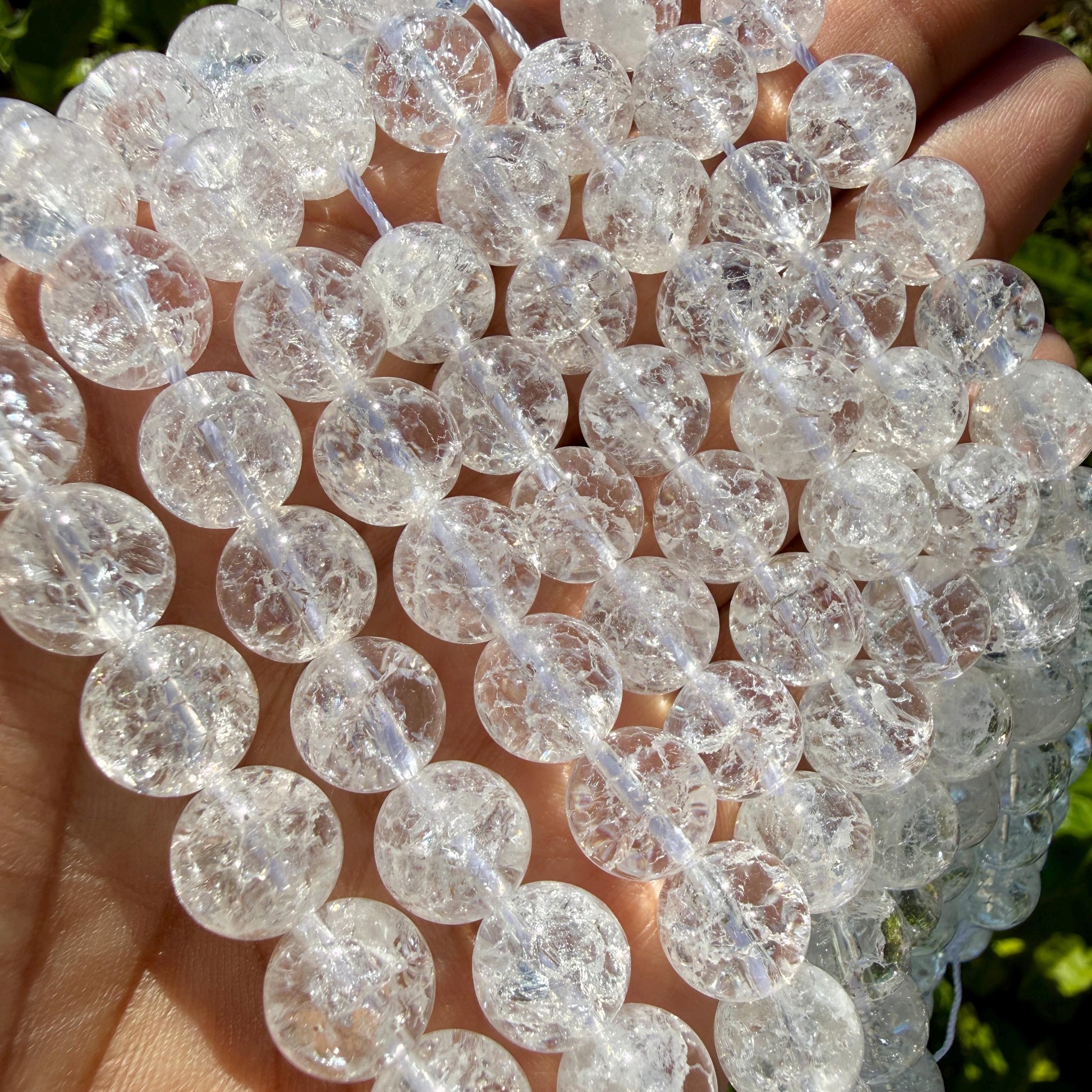 Crackle Quartz Bracelet — Fire and Ice