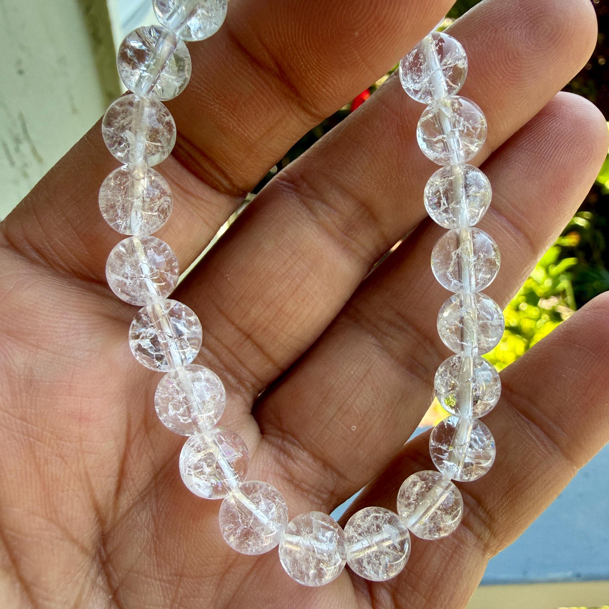 Crackle Quartz Bracelet — Fire and Ice