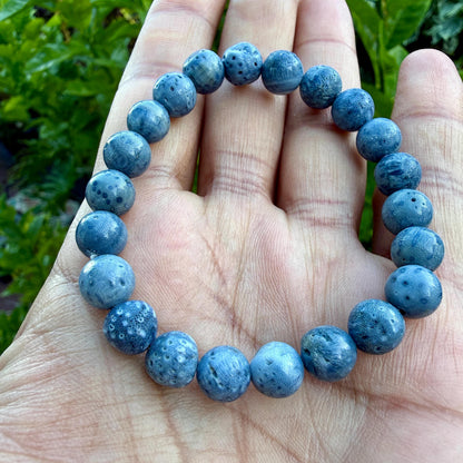 Blue Coral Bracelet — Ocean Calm
